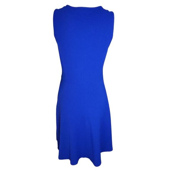 Apt 9 Dress Womens Size S Small Solid All Blue Lace Front Sleeveless New NWT - Picture 3 of 8